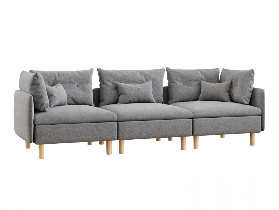 Прямой диван Калисто Макси с подлокотниками