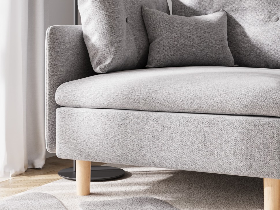 Прямой диван Калисто Макси с подлокотниками