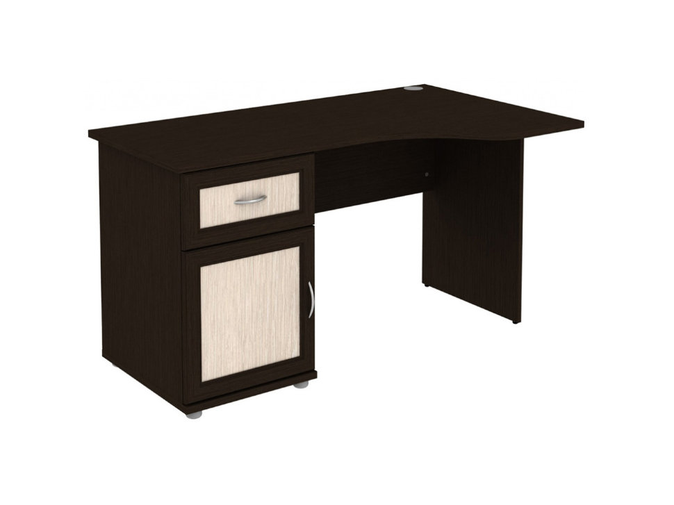 Письменный стол Стол угловой с тумбой и ящиком Леруа Г776.03