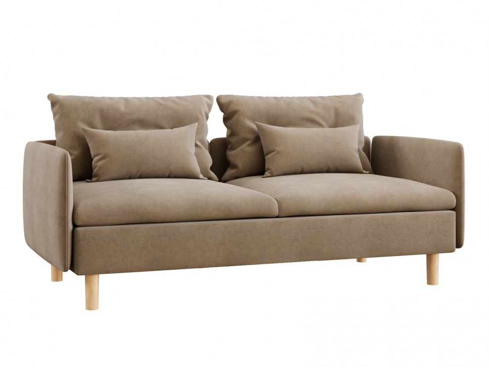 Прямой диван Калисто с подлокотниками