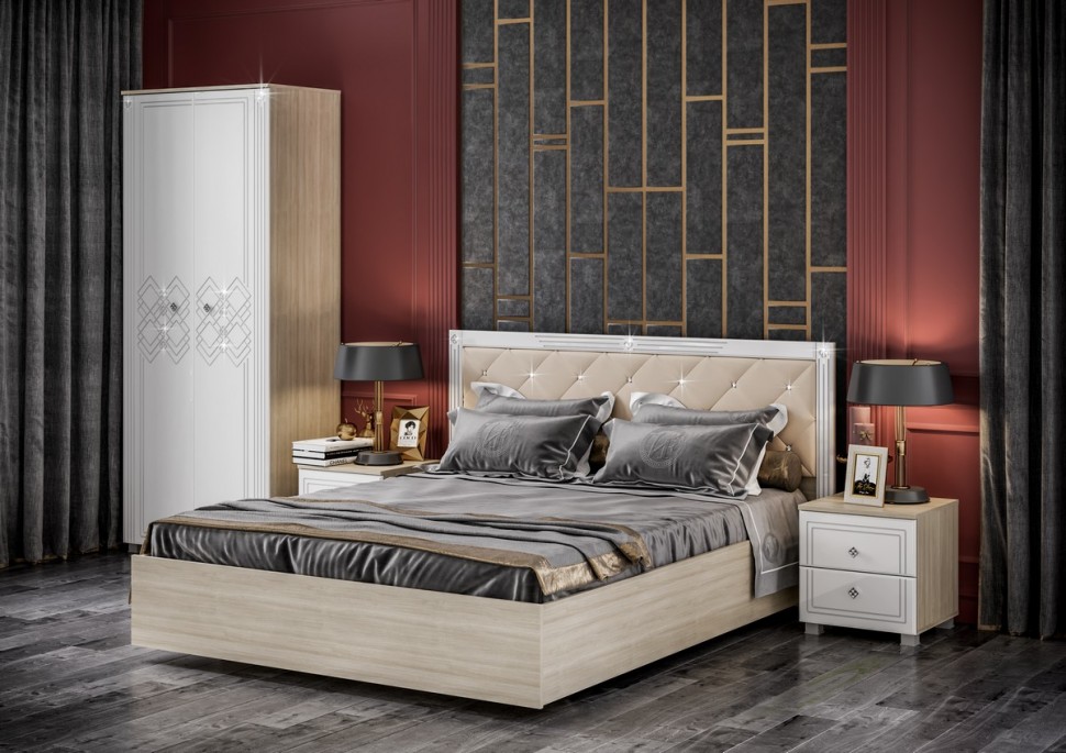 Двуспальная кровать Бьянка ПМ