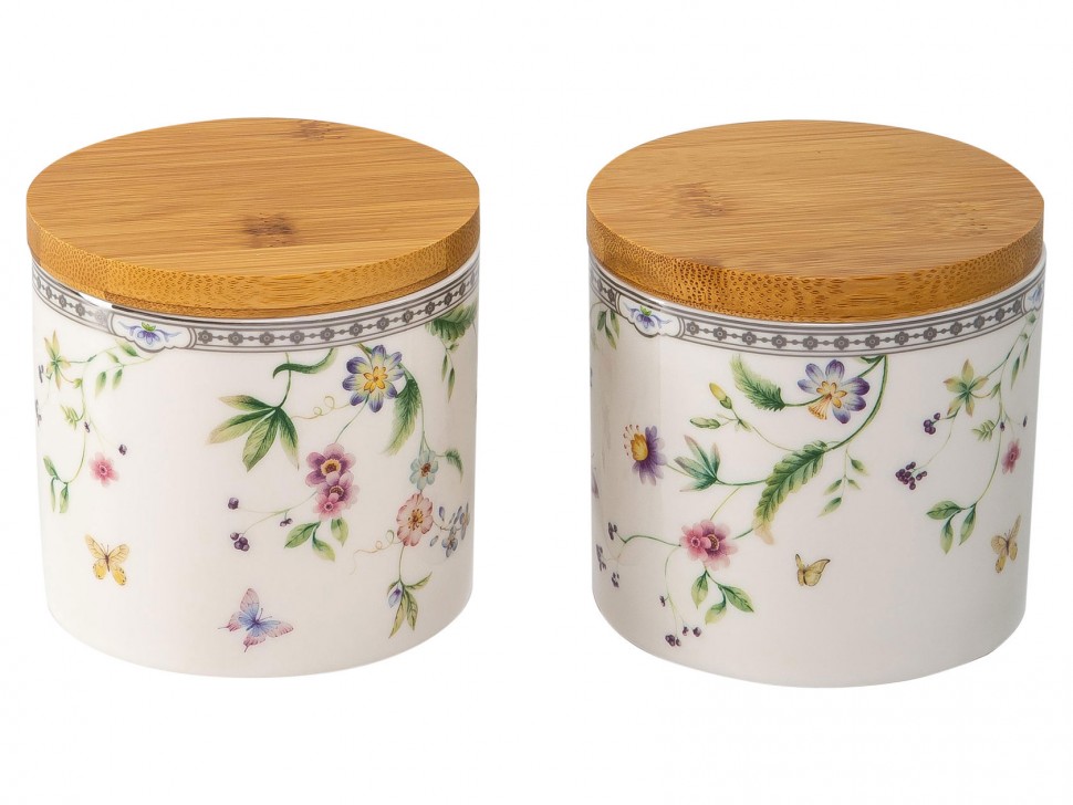Набор банок для сыпучих продуктов Мануэла 2 предмета