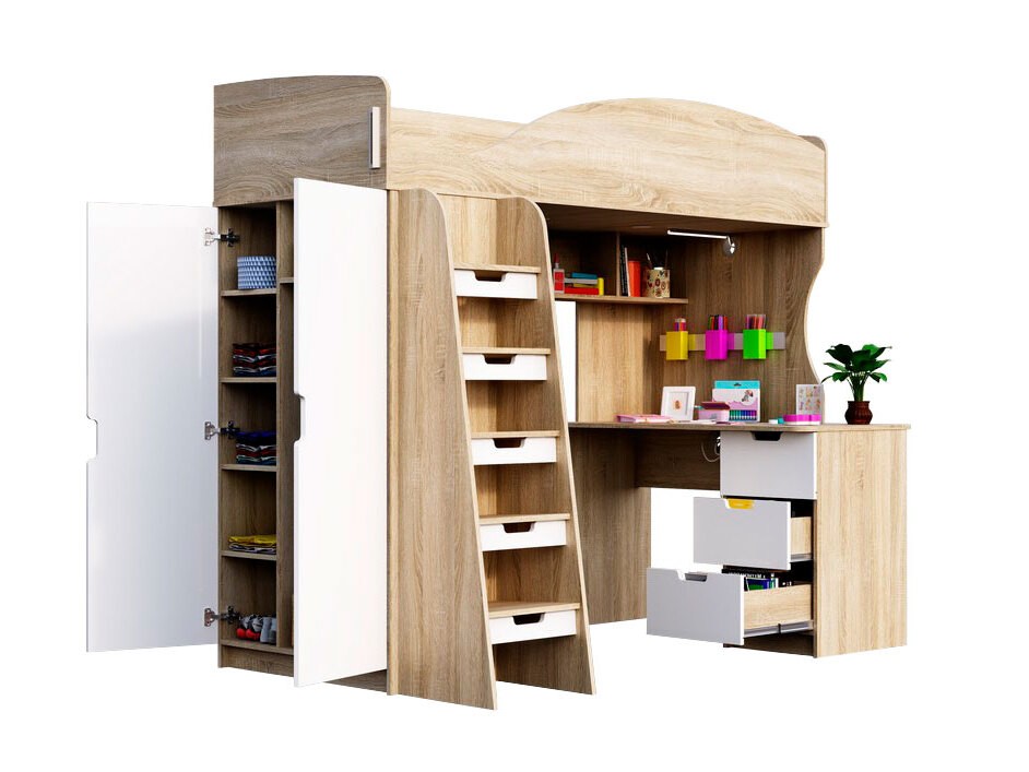 Кровать-чердак Кровать - чердак Сенди Плюс