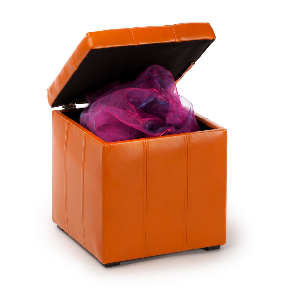 Большой пуфик кожаный Парма-2