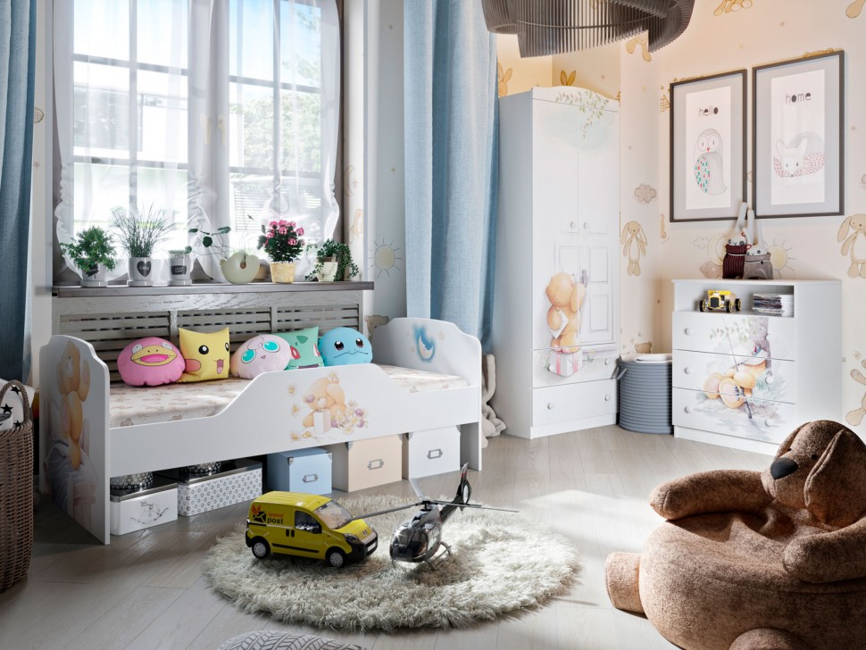 Детский шкаф Тедди ТД-294.07.22 Шкаф комбинированный