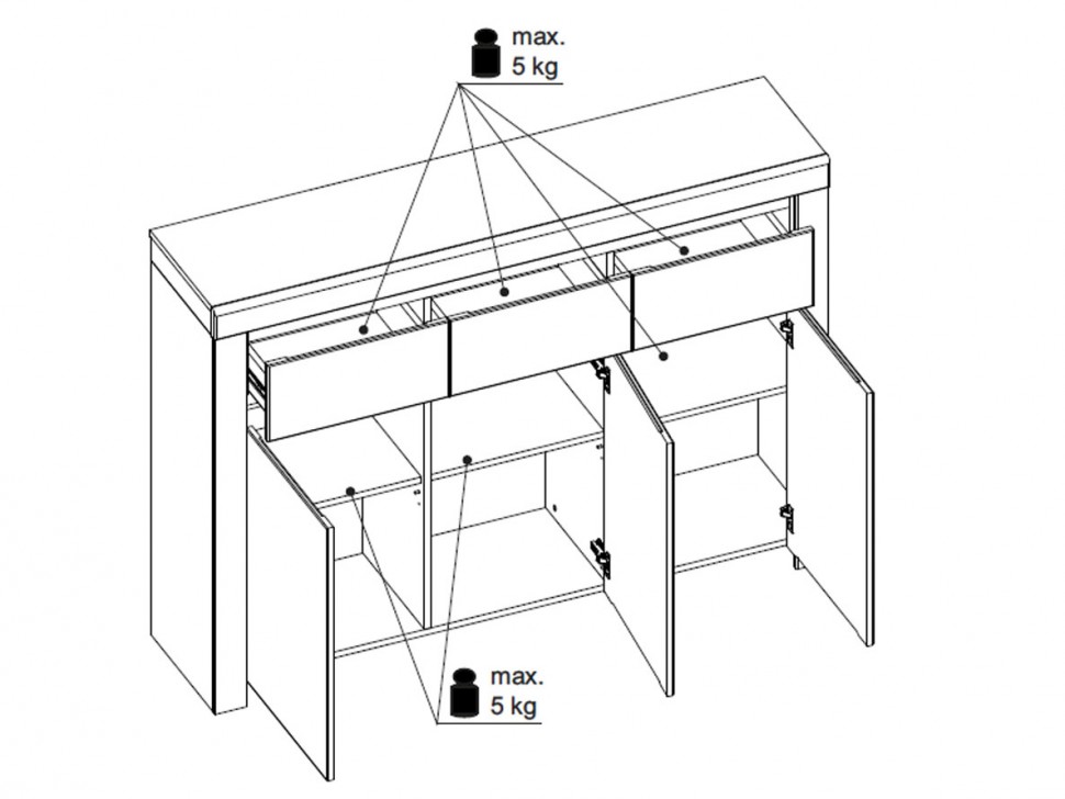 Комод Таурус