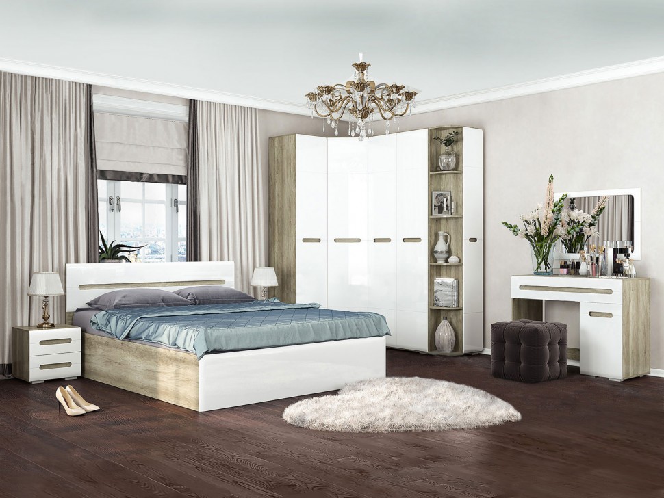 Угловой шкаф Наоми Лайт