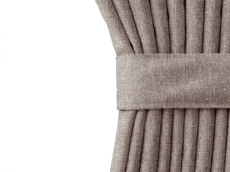 Комплект штор Комплект Штор "Волшебная Ночь" Рогожка  Какао - 2пр.