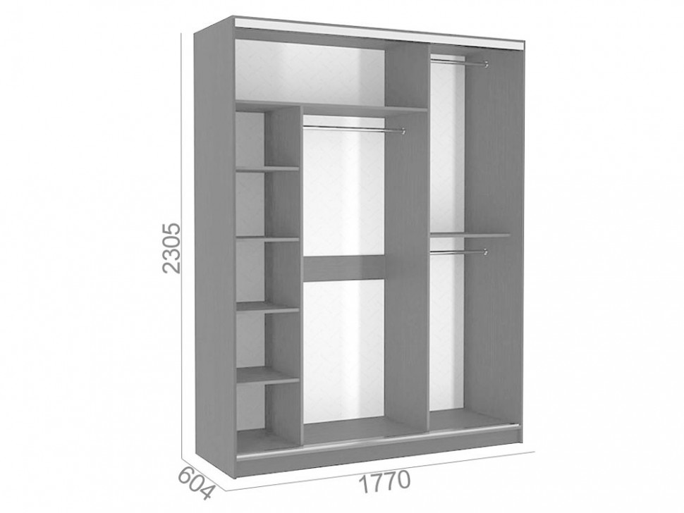 Шкаф-купе Бассо 9-600 83