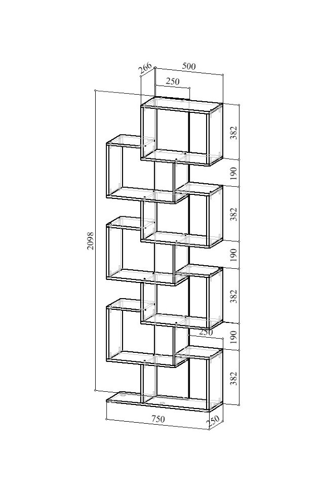 Стеллаж Зет-4