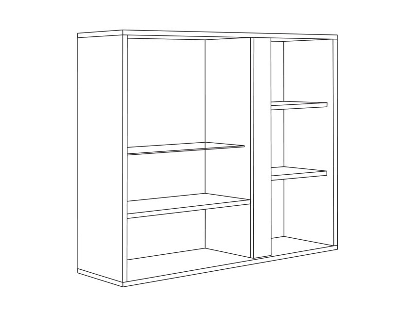 Шкаф-витрина Арчи