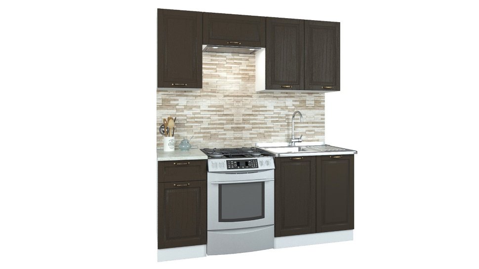 Прямой кухонный гарнитур Кухня Палермо 1,8 м