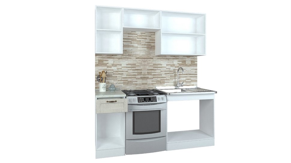 Прямой кухонный гарнитур Кухня Палермо 1,8 м