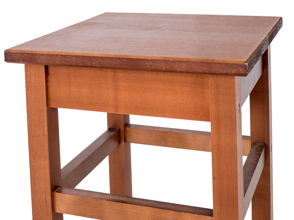 Табурет массив прямая нога