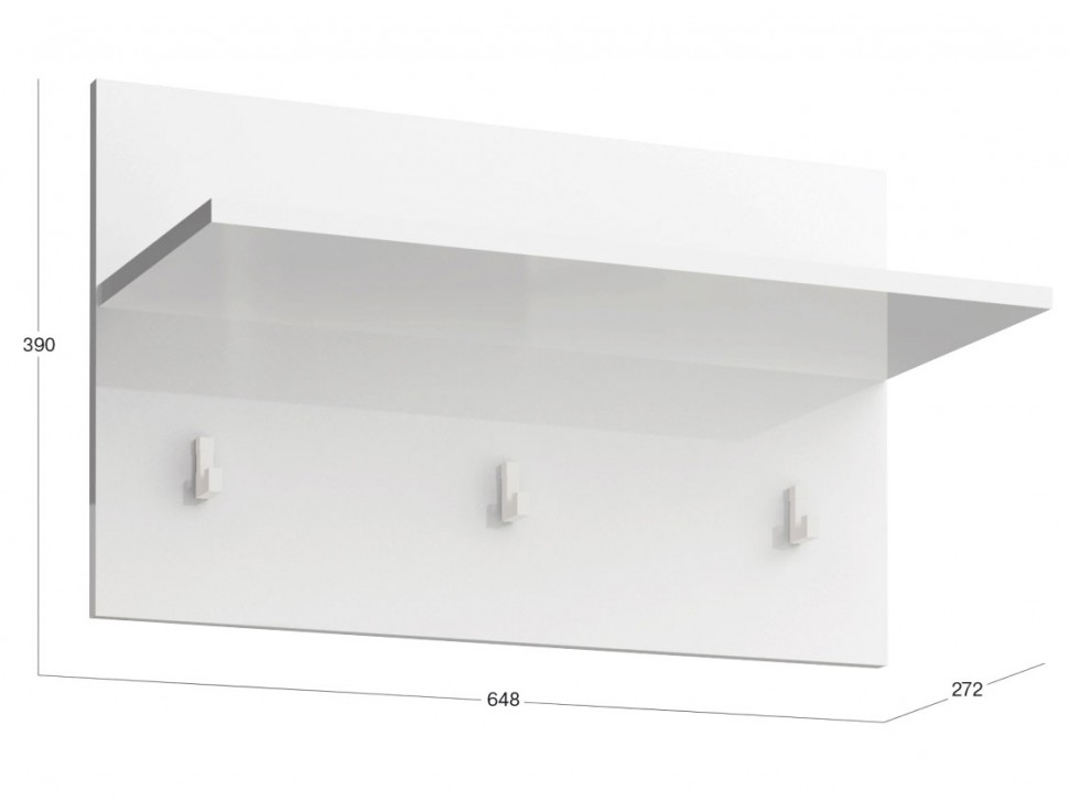 Настенная вешалка Норд СТЛ.413.06