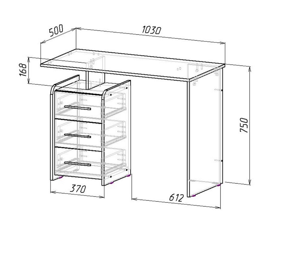 Стол "Слим-1" / "Слим-2"