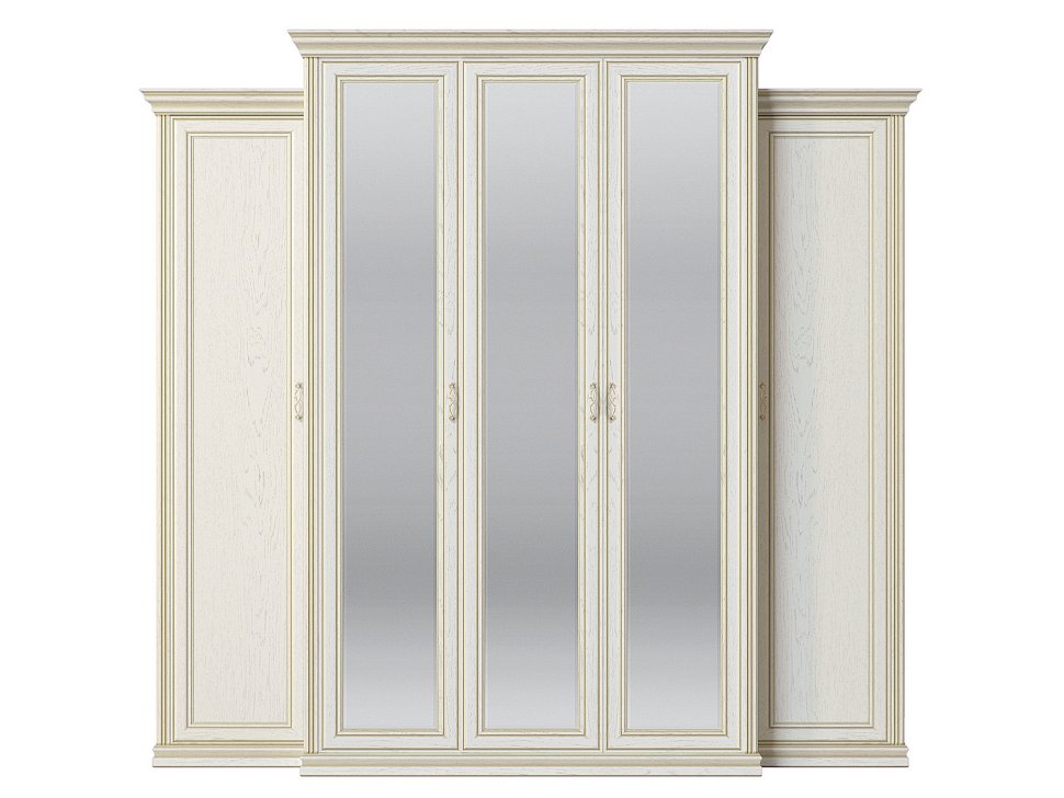 Шкаф распашной Шкаф 5-ти дверный с зеркалами Венето