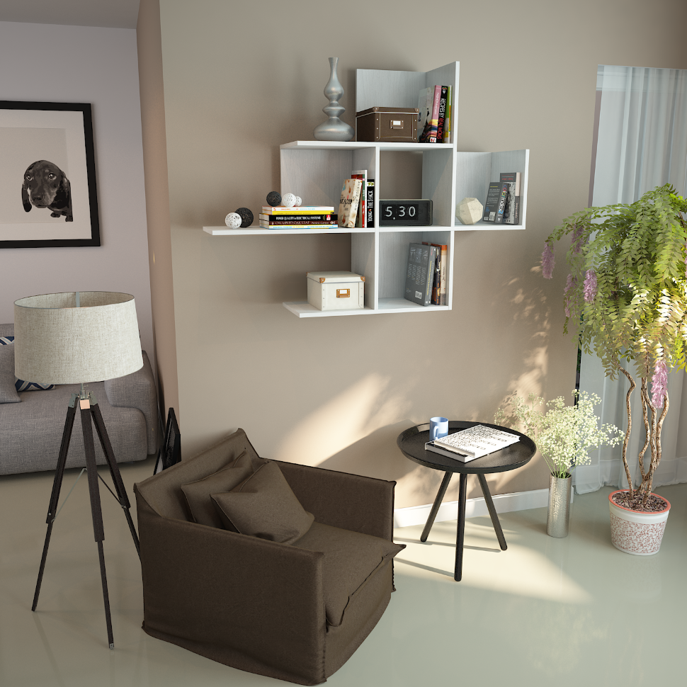 Комплект настенный полок Файн-17