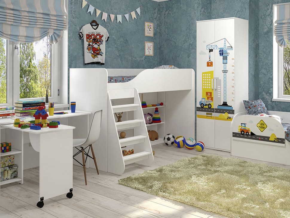 Кровать-чердак Трио