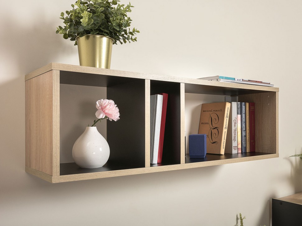 Настенная полка Полка Базис 3 09.127