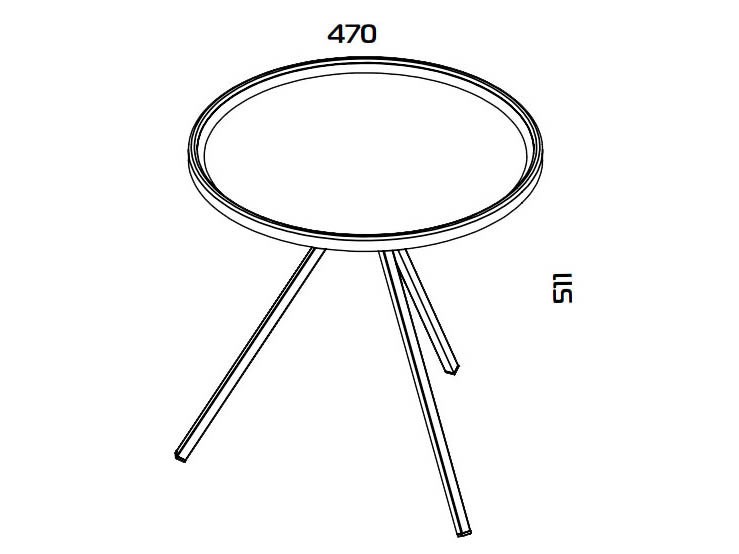 Журнальный столик Макиато