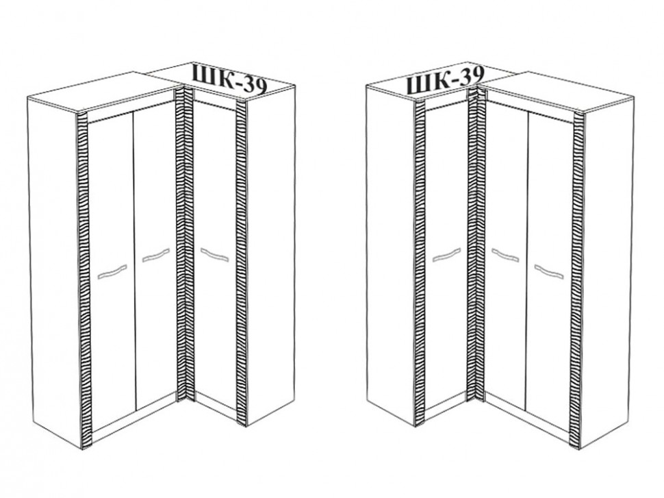 Распашной шкаф Далия