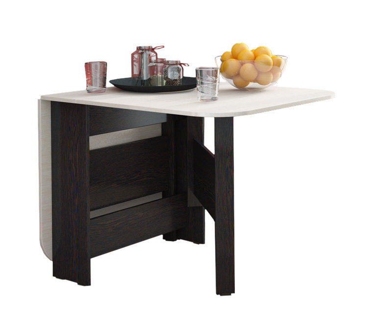 Узкий стол-книжка раскладной Т1