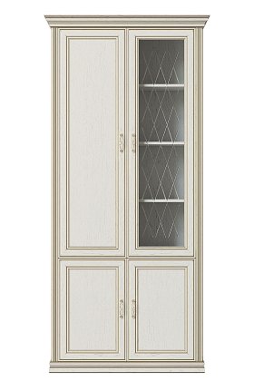 Шкаф-витрина Шкаф 4-х дверный (1 стеклодверь) Венето
