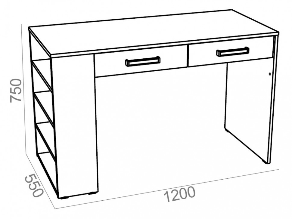 Письменный стол НМ 041.19