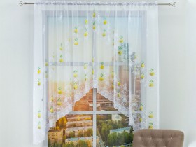 Тюлевая арка Штора  RR PL Арка G 1002