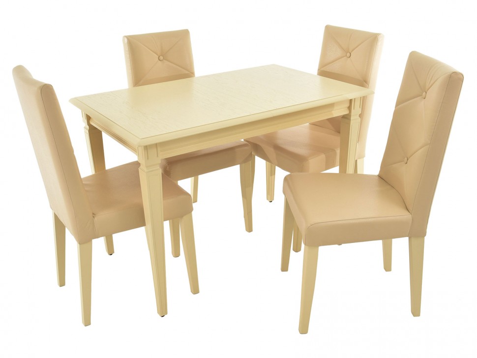 Обеденная группа Стол раздвижной Сиена + Стул Помпей Ромб