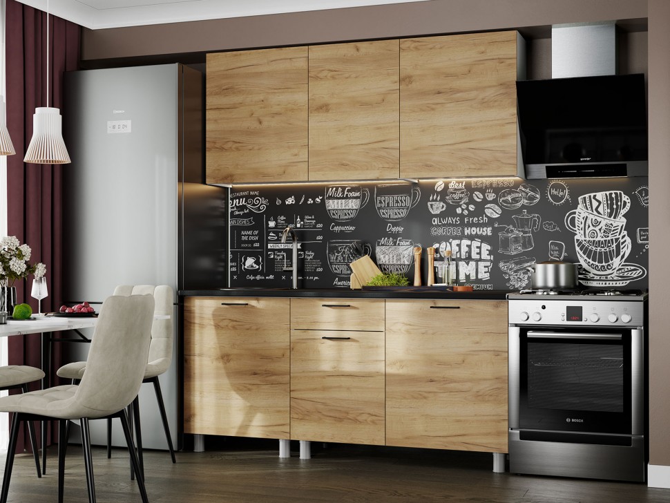 Кухонный гарнитур Страйк 170 см