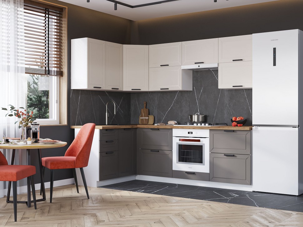 Кухонный гарнитур Оптима 240х140 см