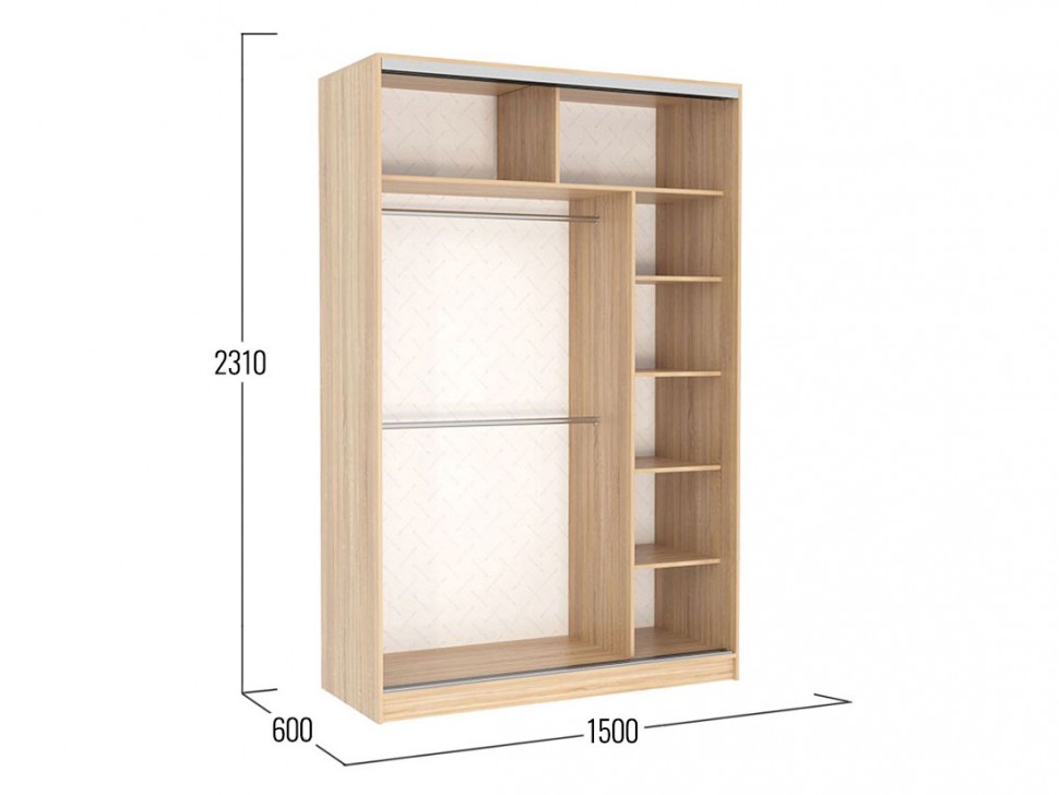 Шкаф-купе Колорадо 1 Волны 1