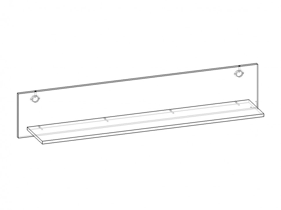 Настенная полка Кендел