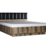 Кровать с подъемным механизмом Кровать Джагер с мягким изголовьем и ПМ 160х200
