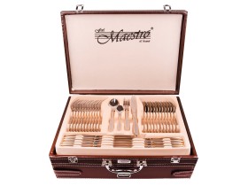 Набор столовых приборов MR-1515-72 Нр столовых приборов 72 пр.Maestro (зол.)