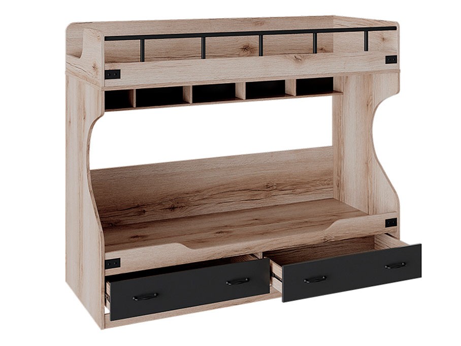 Двухъярусная кровать с приставной лестницей Окланд