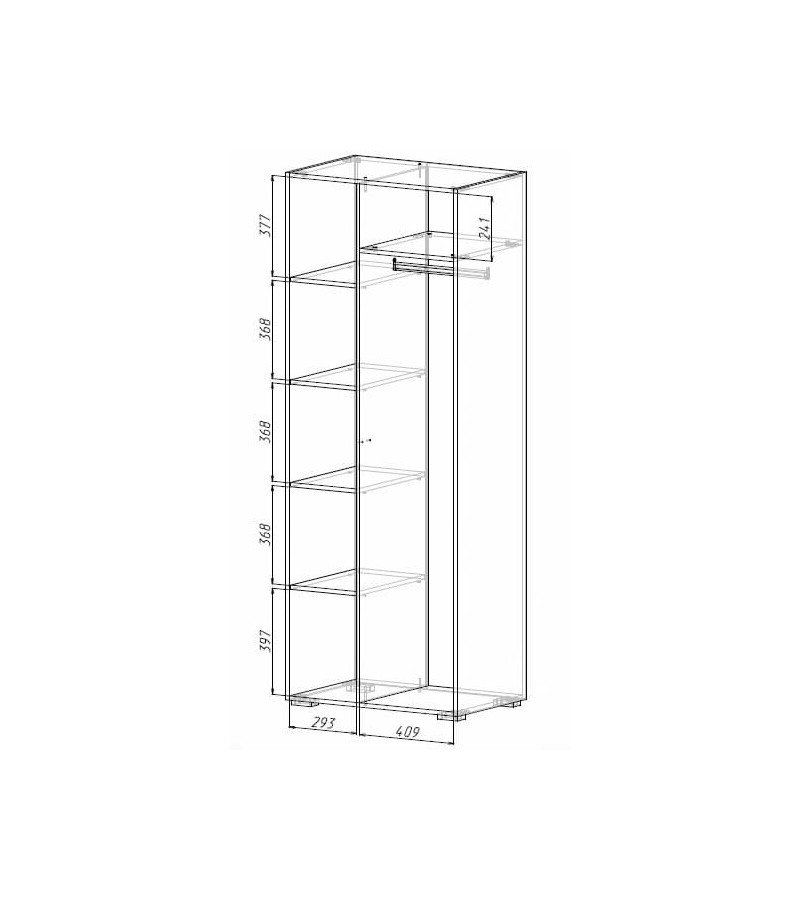 Шкаф распашной Римини