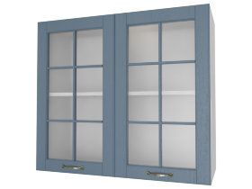 Шкаф 2 двери со стеклом 80 см Палермо