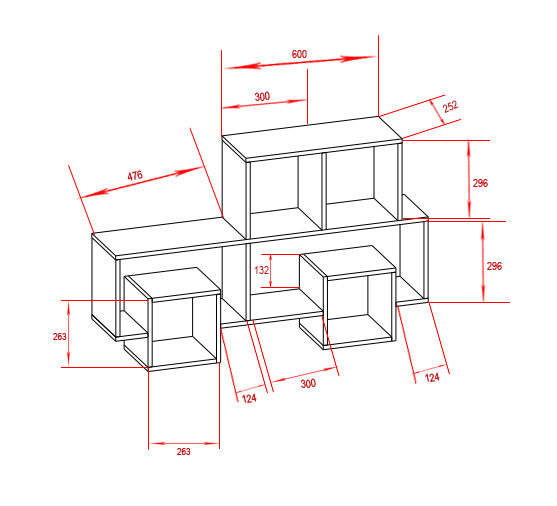 Настенная полка Милтон