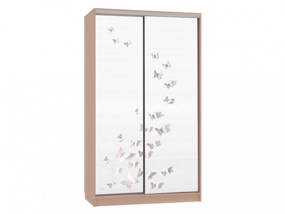 Шкаф-купе Колорадо 7 Бабочки