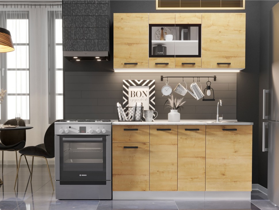 Кухонный гарнитур Хозяюшка 150 см