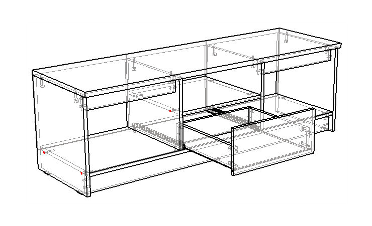 Тумба под телевизор Фанвик