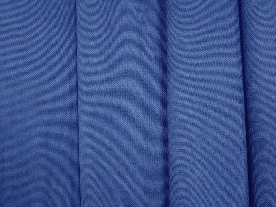 Штора Канвас синий