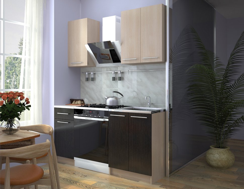 Кухонный гарнитур Далари 100 см