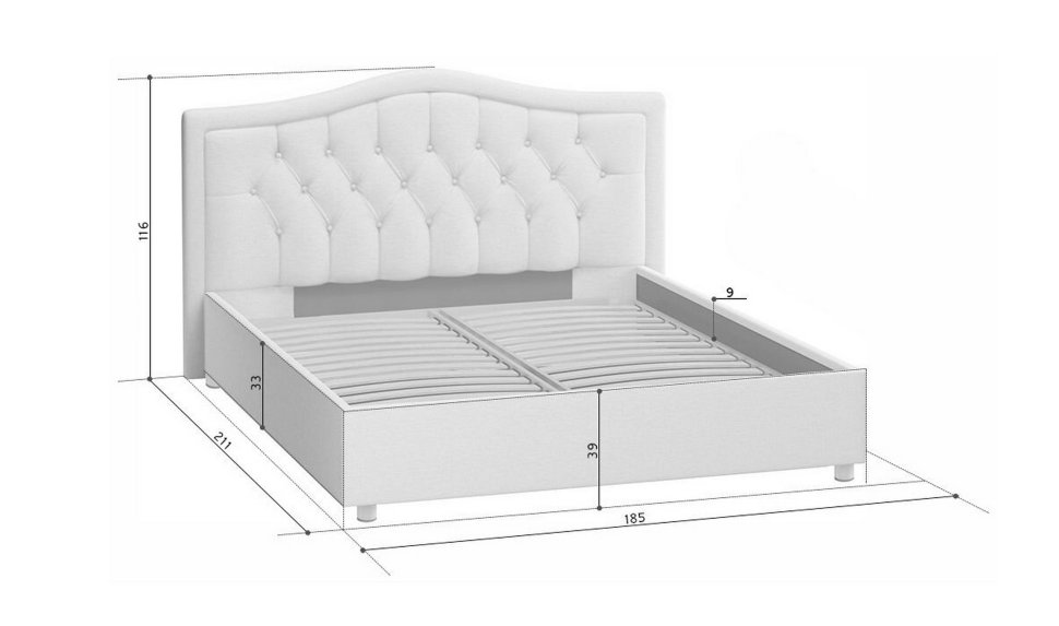 Двуспальная кровать Кровать Анкона