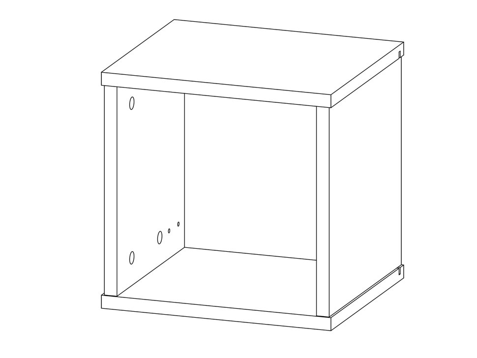 Настенная полка Рио