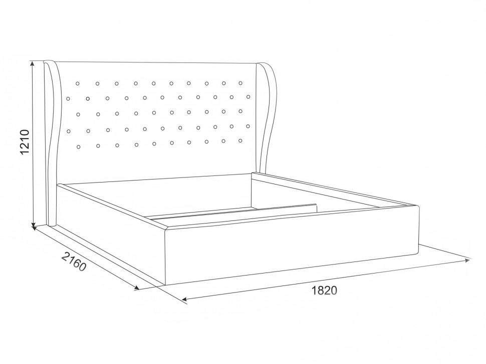 Жасмин Кровать 1.6