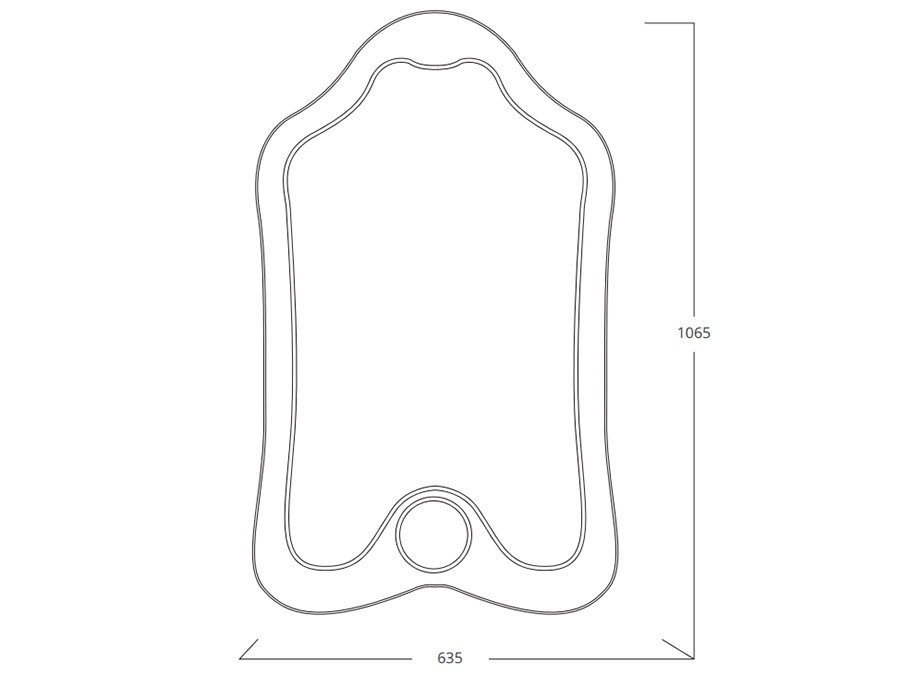 Настенное зеркало Зеркало "Джульетта"